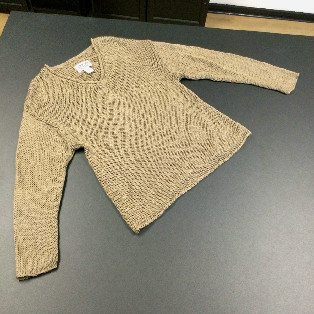 Women's Chico's Design Brown Sweater Size 1‎